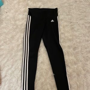 Adidas black workout leggings